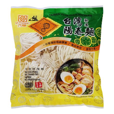 Six Fortune Dried Noodle Yuan Chun Ntuc Fairprice