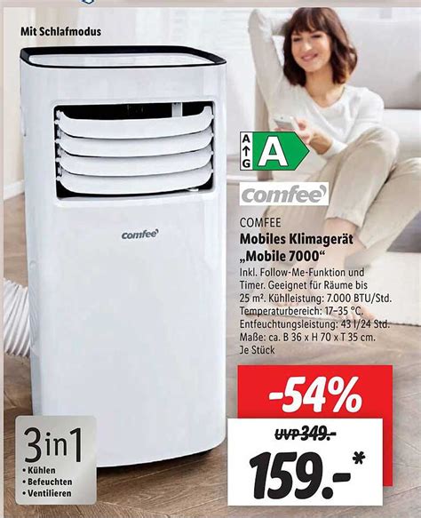 Comfee Mobiles Klimagerät smart Cool 7000 Angebot bei Lidl