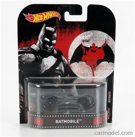 MATTEL HOT WHEELS DMC DWJ Scale BATMAN BATMOBILE BATMAN VS SUPERMAN MOVIE MATT GREY