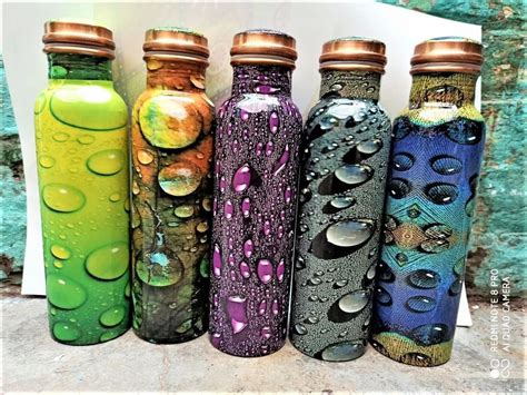 Bubble Meena Printed Design Copper Water Bottle Capacity Ml At