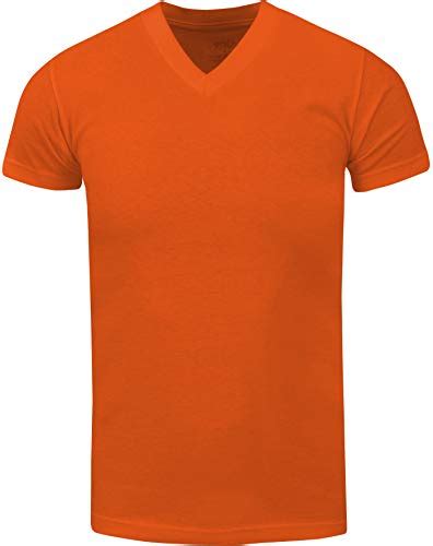 For Men Best Orange V Neck Shirts For Men