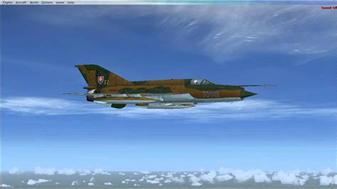 Fsx Mig 21 Mf Slovak Air Force Youtube