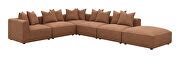 Coaster Jennifer Terracota Sectional Sofa Set Comfyco