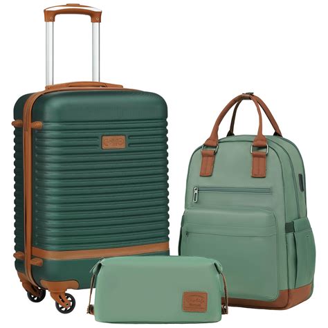 Amazon Coolife Suitcase Set Piece Luggage Set Carry On Travel