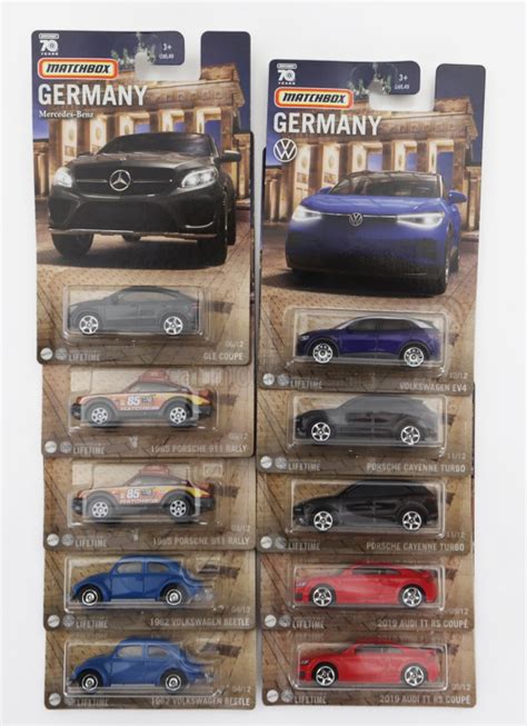 Mattel hot wheels Mercedes benz Set Assortment Pieces Best Of Germany Series Různé