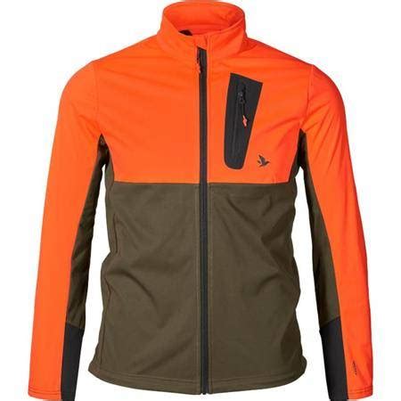 Softshell Homme Percussion Predator Orange