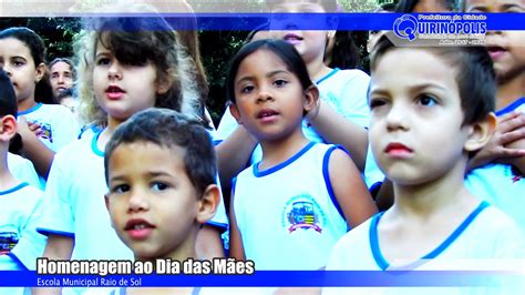 Homenagem Dia das Mães Escola Raio de Sol Quirinópolis YouTube