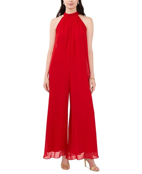 Msk High Neck Jumpsuit Macys