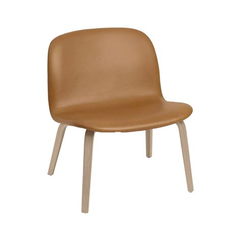 Muuto Visu Sessel M Holzbasis Leder Gepolstert Cognac Eiche Kauf Hier