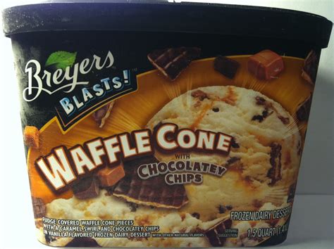 Crazy Food Dude Review Breyers Blasts Waffle Cone With Chocolatey