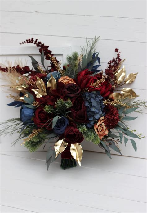 Navy Blue Gold Burgundy Wedding Atelier Yuwa Ciao Jp