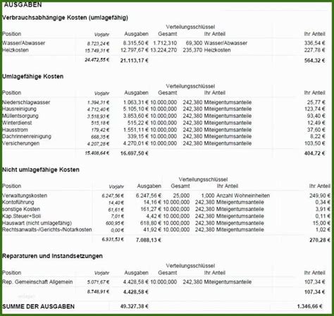 018 Nebenkostenabrechnung Erstellen Vorlage Nebenkostenabrechnung