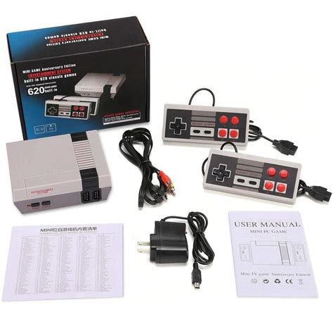 Mini Video Game Console Nintendinho Built in 620 Jogos Clássicos Mgb