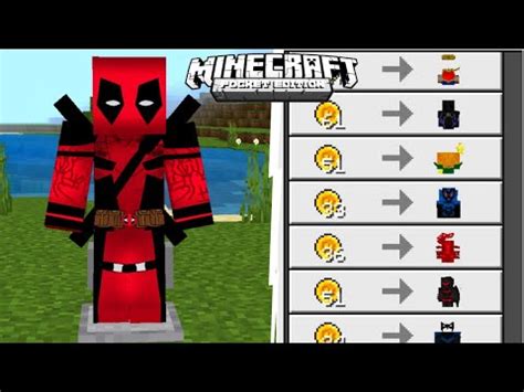 SAIU NOVO ADDON MOD DE HERÓIS DA MARVEL E DC NO MINECRAFT PE YouTube