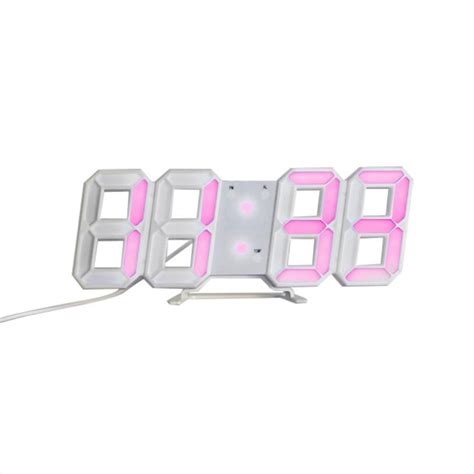 3D Led Wandklok Modern Digitale Tafel Klok Alarm N Grandado