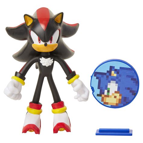 Sonic Shadow Bendable With Sonic Disk Accessory Action Figure 4