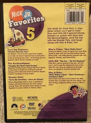 Nick Jr Favorites Vol Dvd Blues Clues Grelly Usa