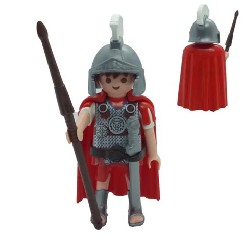 Playmobil Soldat Romain L Gionnaire Centurion Lance Javelot Pilum