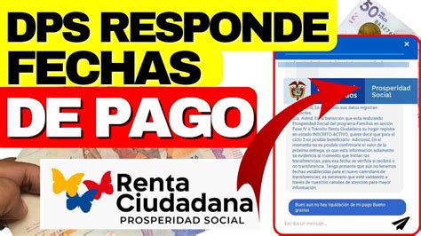 Prosperidad Social Responde Sobre La Segunda Fecha De Pago Renta