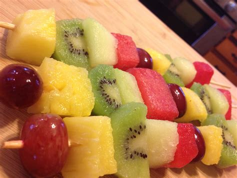 Frozen Fruit Skewers