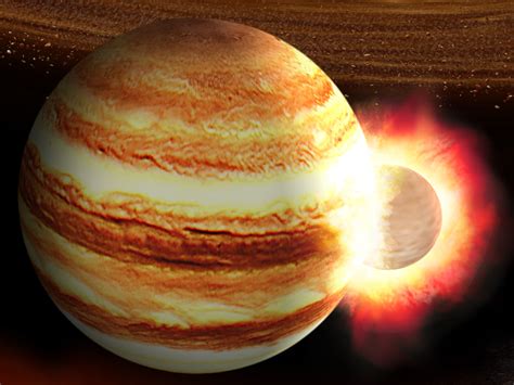 Massive Collision Cracked Young Jupiter’s Core - Eos