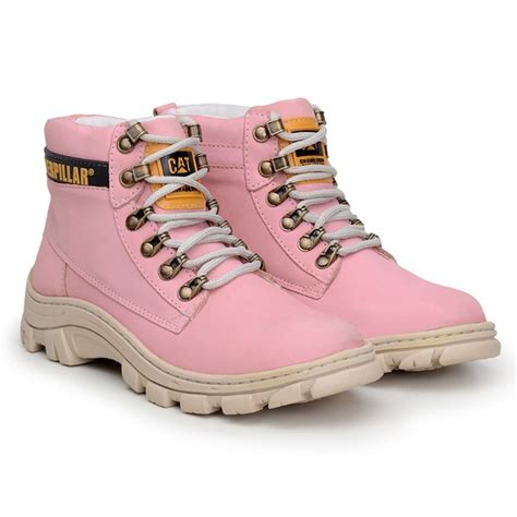 Venta Botas Caterpillar Rosas En Stock