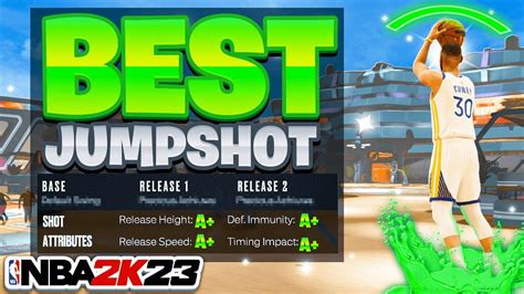 Best Jumpshot For Every Build In Nba K Greenlight Fastest