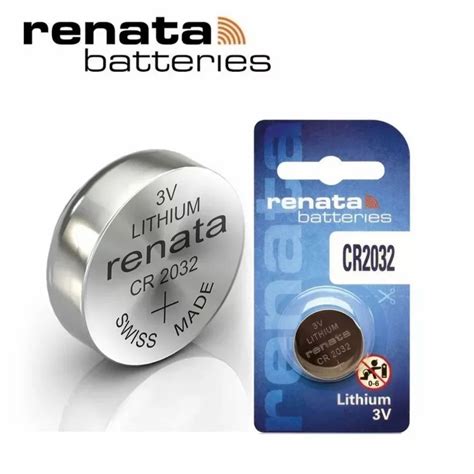 Renata CR 2032 3V Lithium Battery, Button Type at ₹ 199/piece in ...