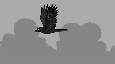 Crow Animation By N Emone On Deviantart