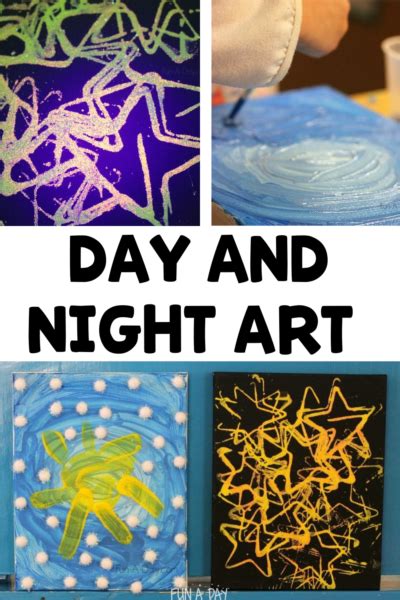 Day and Night Art Project for Kids - Fun-A-Day!