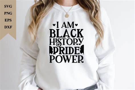 I Am Black History Pride Power Svg Graphic By Suriayaaktere4 · Creative