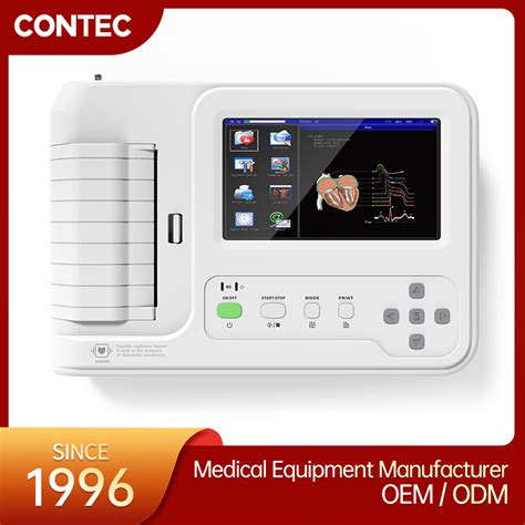 Contec Ce Approved Digital Portable Electrocardiograph Ecg Machine