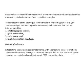 Presentation EBSD Pptx