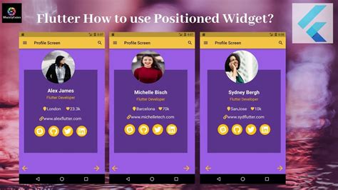 Flutter Tutorial Flutter Positioned Widget Youtube