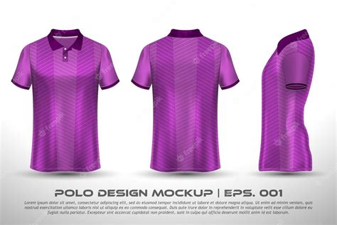 Premium Vector Vector Polo Shirt Mockup Design