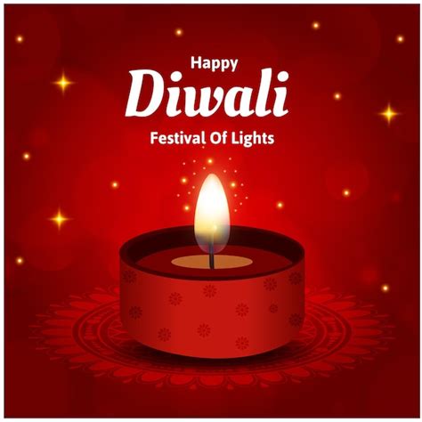 Premium Vector Creative Happy Diwali Festival Vector Design