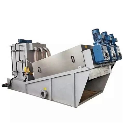 Stainless Steel Sludge Dewatering Screw Press Machine Automation Grade