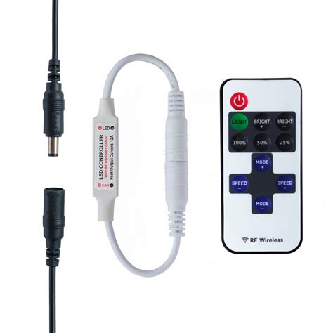 Controlador RF Mini Tira LED Monocolor 12V24V DC+Mando - Neons