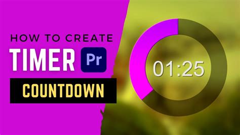 Adobe Premiere Pro Countdown Timer Template