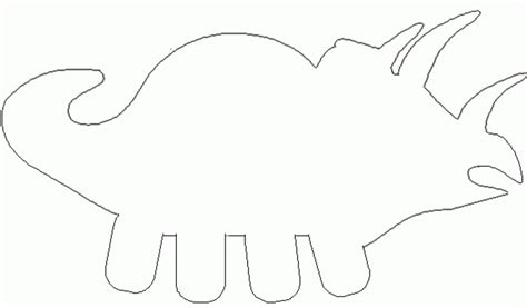 Free Printable Dinosaur Template Printable Templates