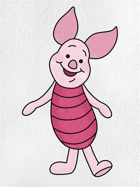 Draw Piglet From Winnie The Pooh Helloartsy