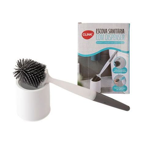 Escova Sanitária Com Dispenser - Escova Sanitária com Dispenser Integrado 90ml – Limpeza Prática e ...