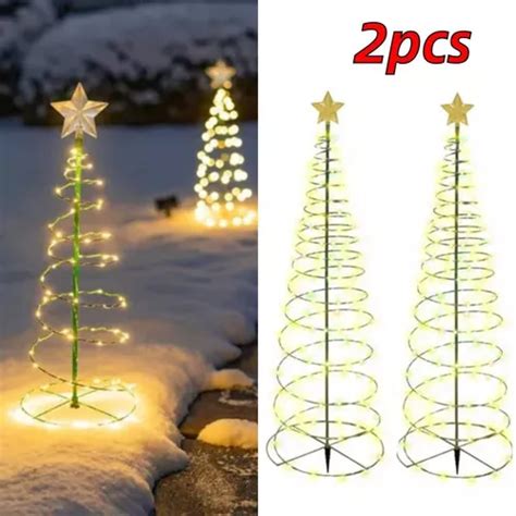 2 Cadenas De Luces Navideñas Para Decorar Árboles De Navidad Cuotas