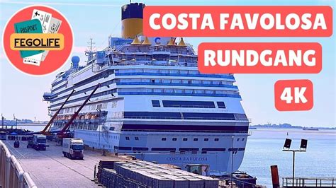 Costa Favolosa Rundgang K Kreuzfahrtschiff Youtube