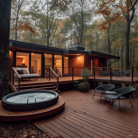 Small House In The Woods With Hot Tub
