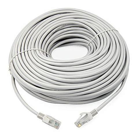 Câble réseau blanc Ethernet Cat 6E RJ45 15 mètres TmBusiness