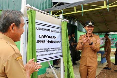 Saidi Mansyur Resmikan Lpm Gapoktan Tunas Harapan Tambak Danau Astambul