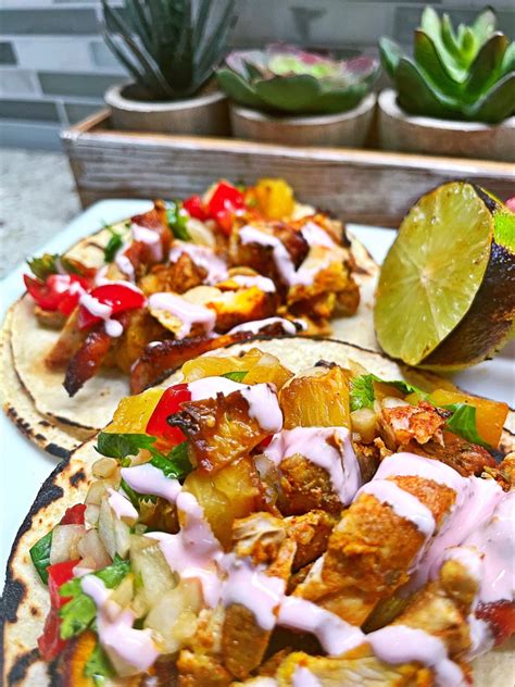 Chicken Al Pastor Tacos — Dink Cuisine