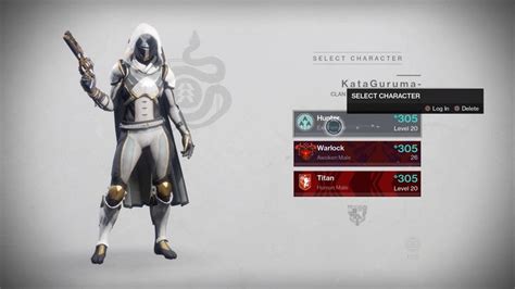 All characters now 305! #Destiny2 | Destiny ps4, Destiny, Game ui