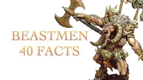 40 Facts and Lore about Beastmen Warhammer 40K - YouTube